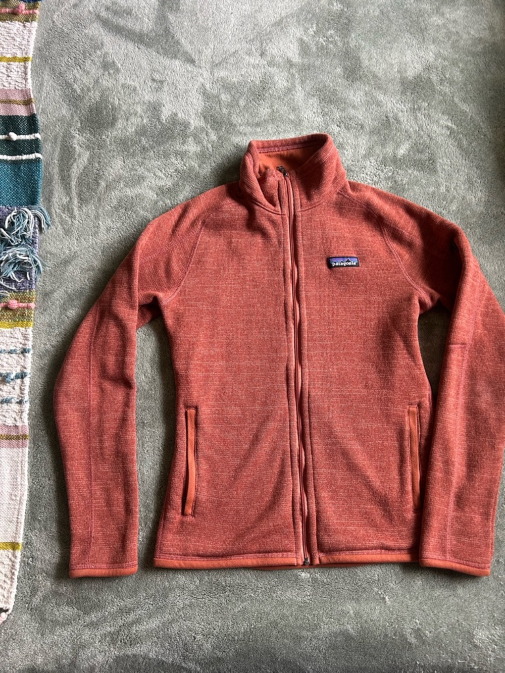 Patagonia dark coral Full-Zip Fleece Jacket